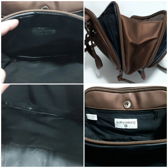 Womens bronze color Kathy Ireland multi compartment purse Bag - Picture 3 of 8